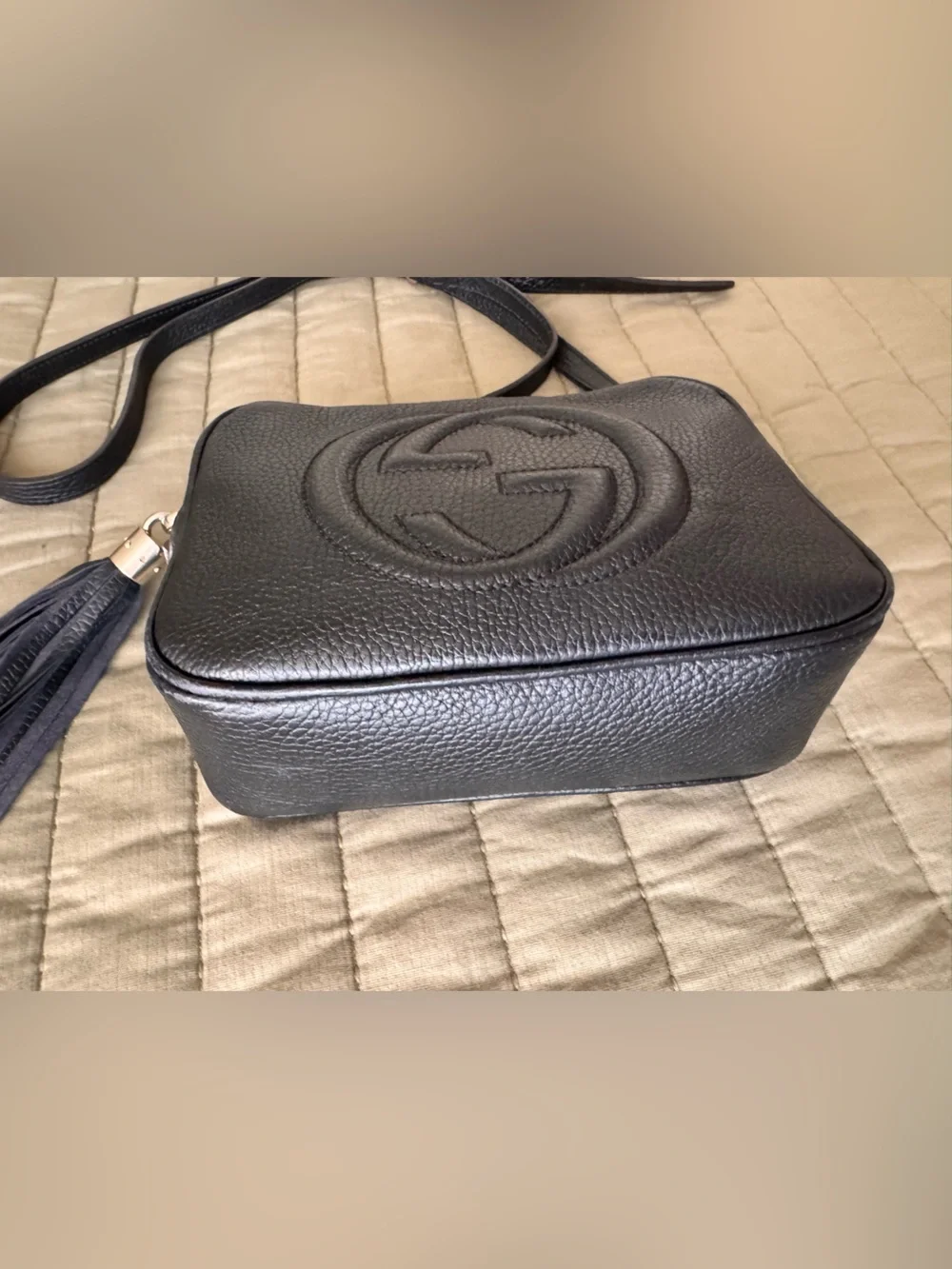 Gucci Black Leather Soho Disco Crossbody